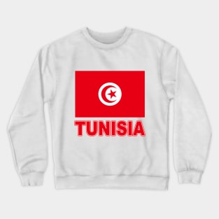 The Pride of Tunisia - Tunisian National Flag Design Crewneck Sweatshirt